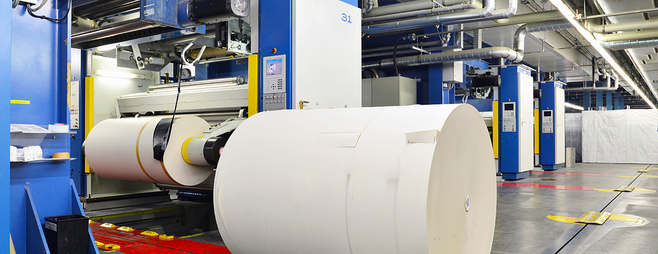 Produktion Papierindustrie